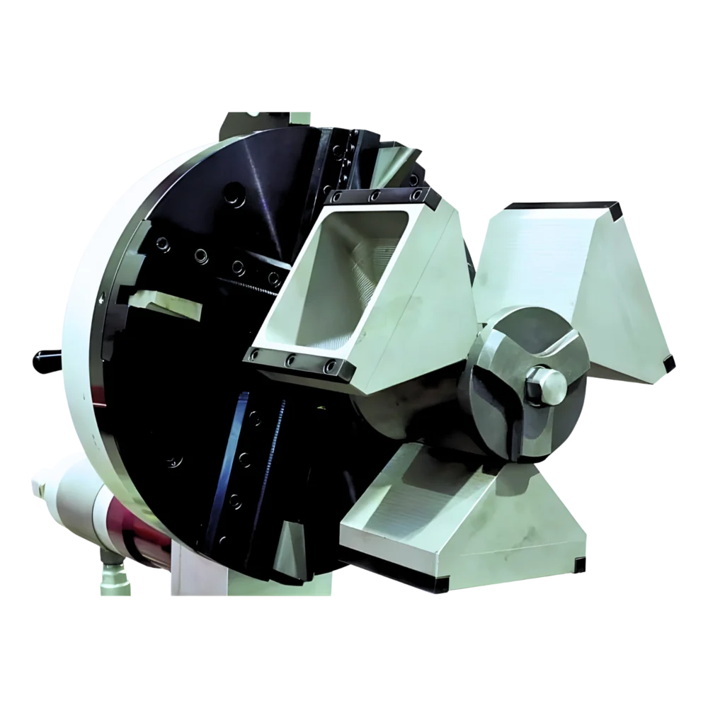 Supermaxi 4_16 rörfasmaskin med invändig infästning och kraftig spindel för bearbetning av rör med stor diameter.