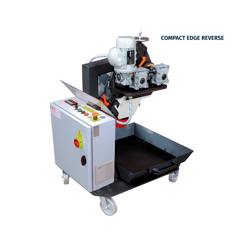 Plåtfasmaskin Compact Edge Reverse för fogberedning på undersidan av plåt 6–60 mm.