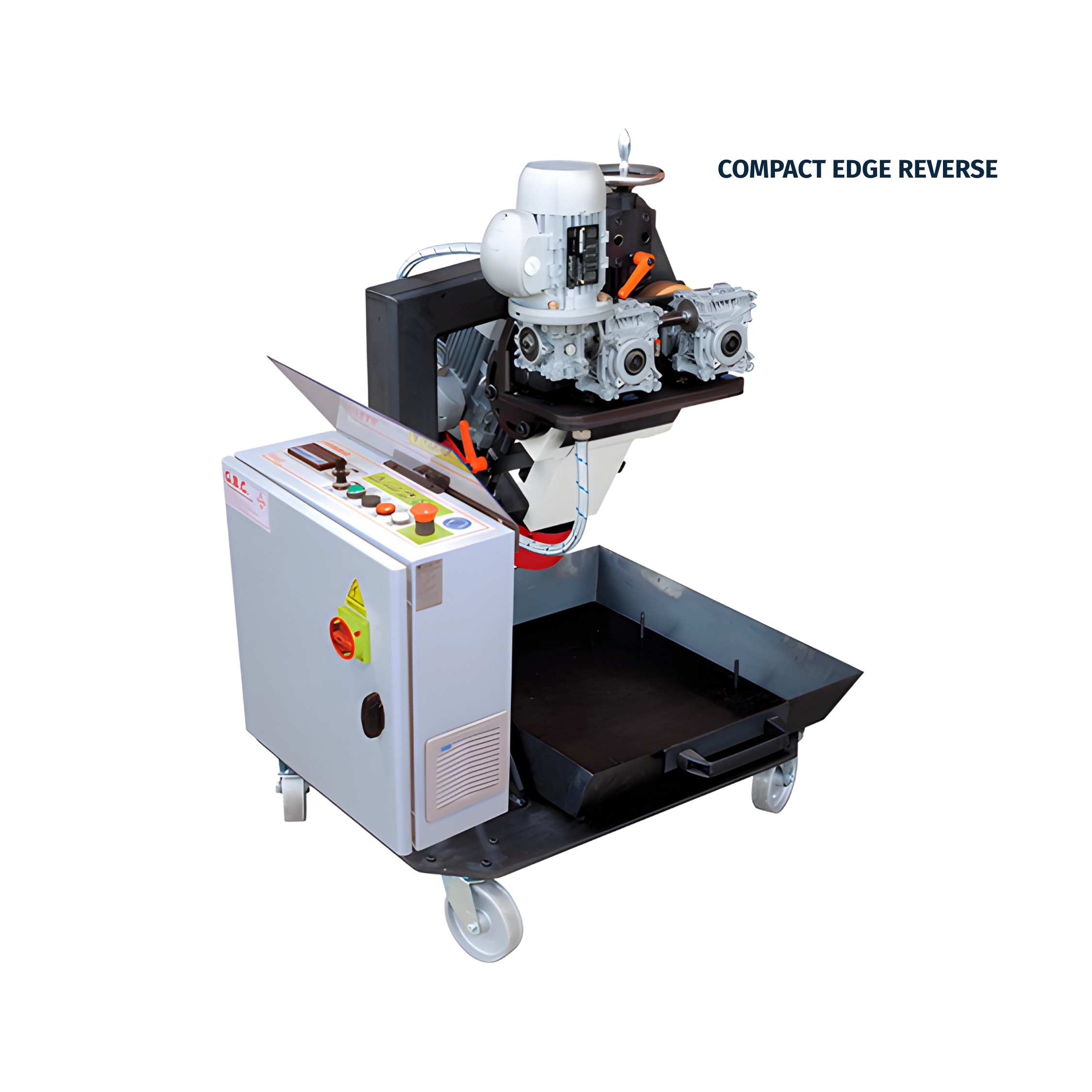 Plåtfasmaskin Compact Edge Reverse för fogberedning på undersidan av plåt 6–60 mm.