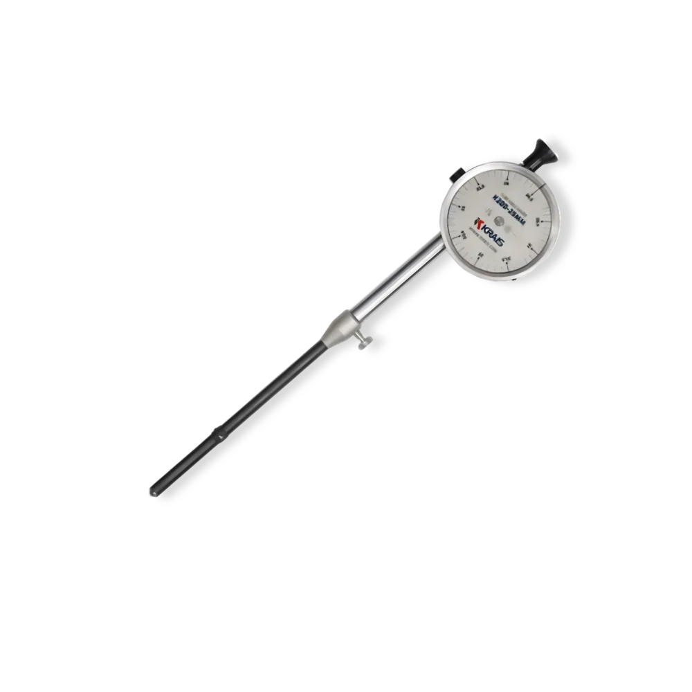 Tubhålsmätare med trepunkts självcentrerande mätsystem för exakt mätning av innerdiameter i tuber, rör och tubplåt.