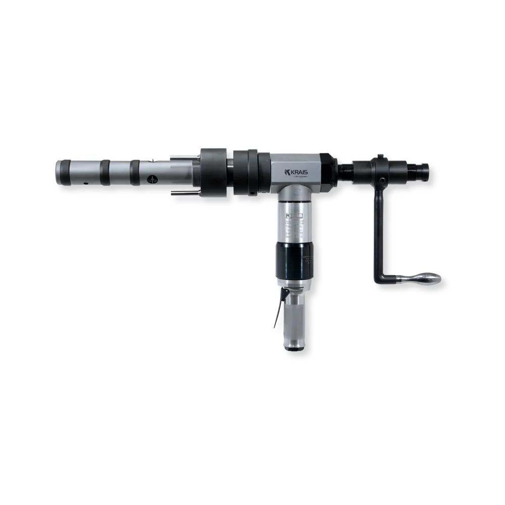 Trehjulig tubkap 3WTTC-3000 för effektiv och spånfri kapning av större tuber vid omtubning av värmeväxlare.