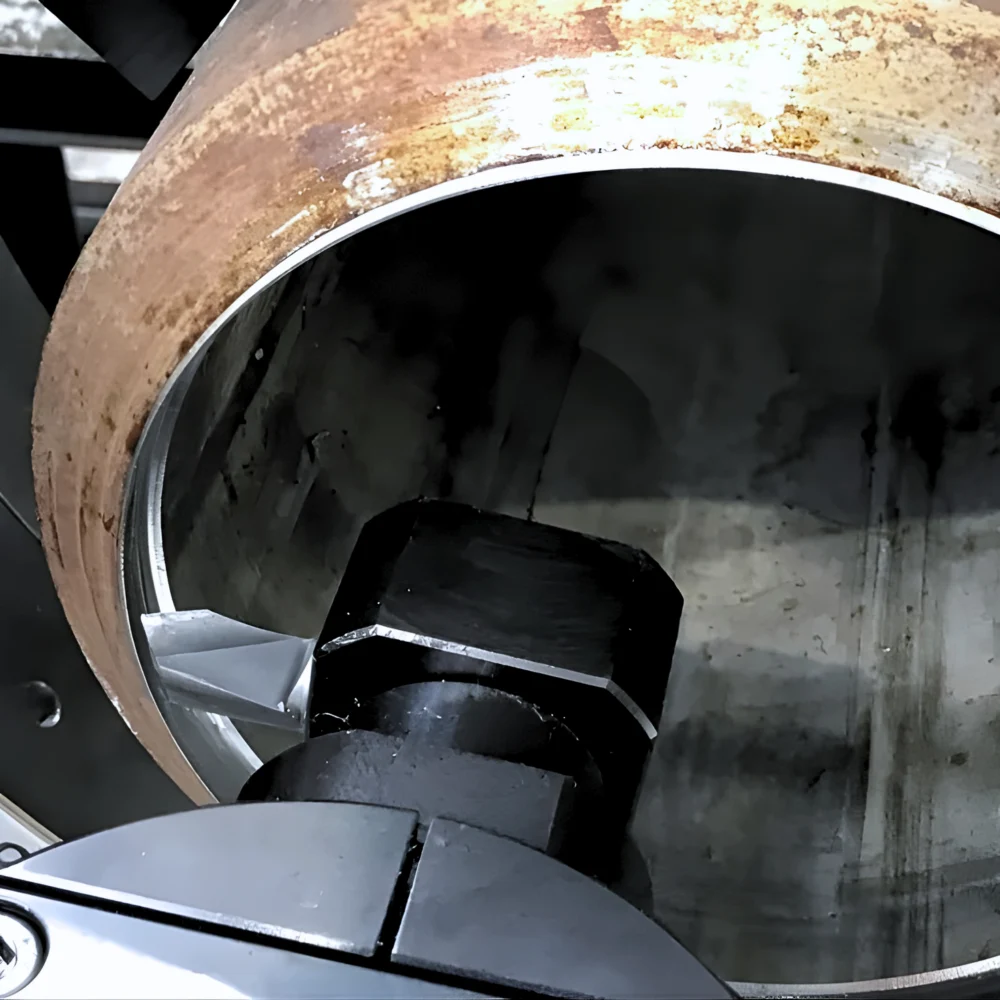 Fogberedning och fasning av rör utförd med SUPERCUTTER