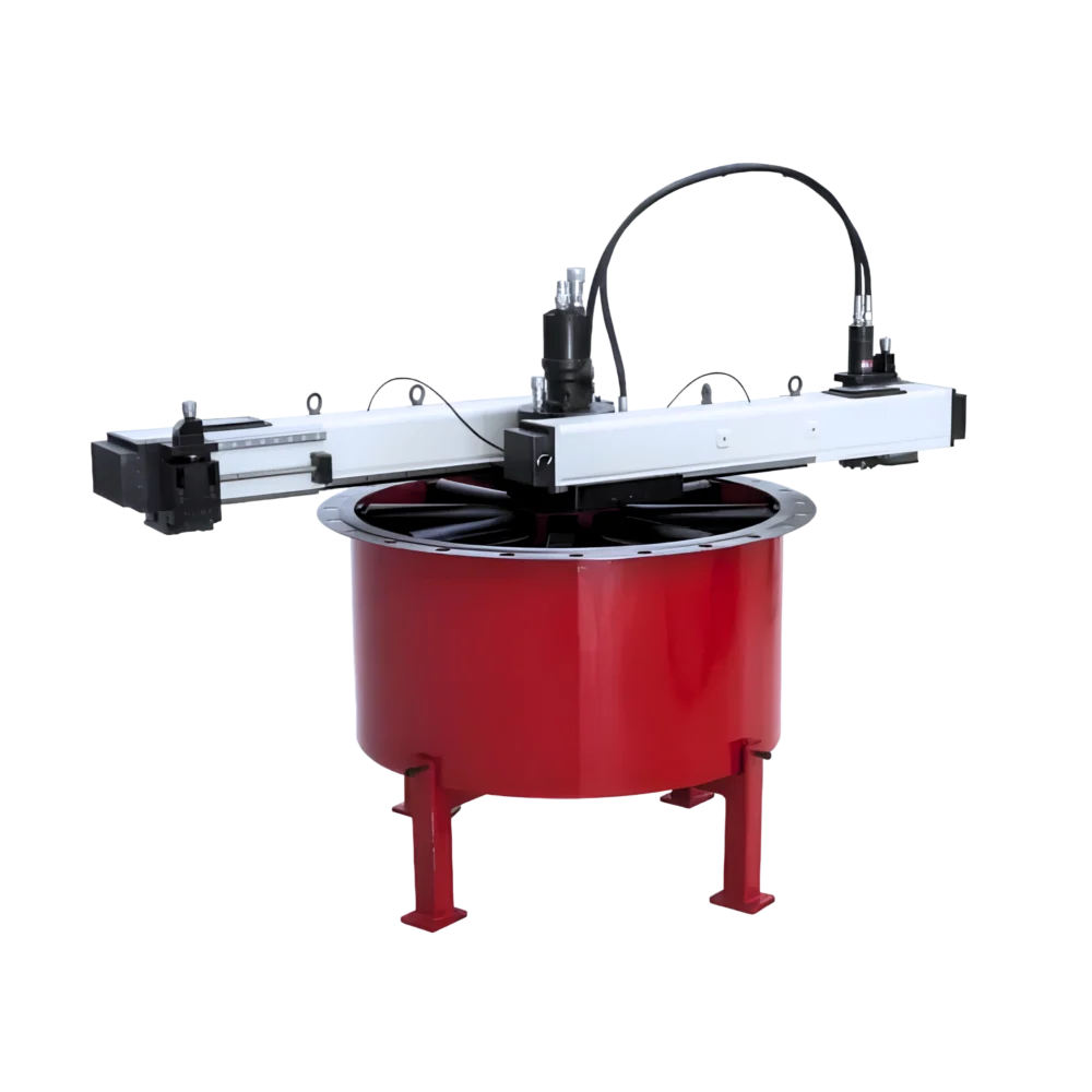 Spider 12_70 portabel flänsfräsmaskin för planing och spårbearbetning av stora flänsar