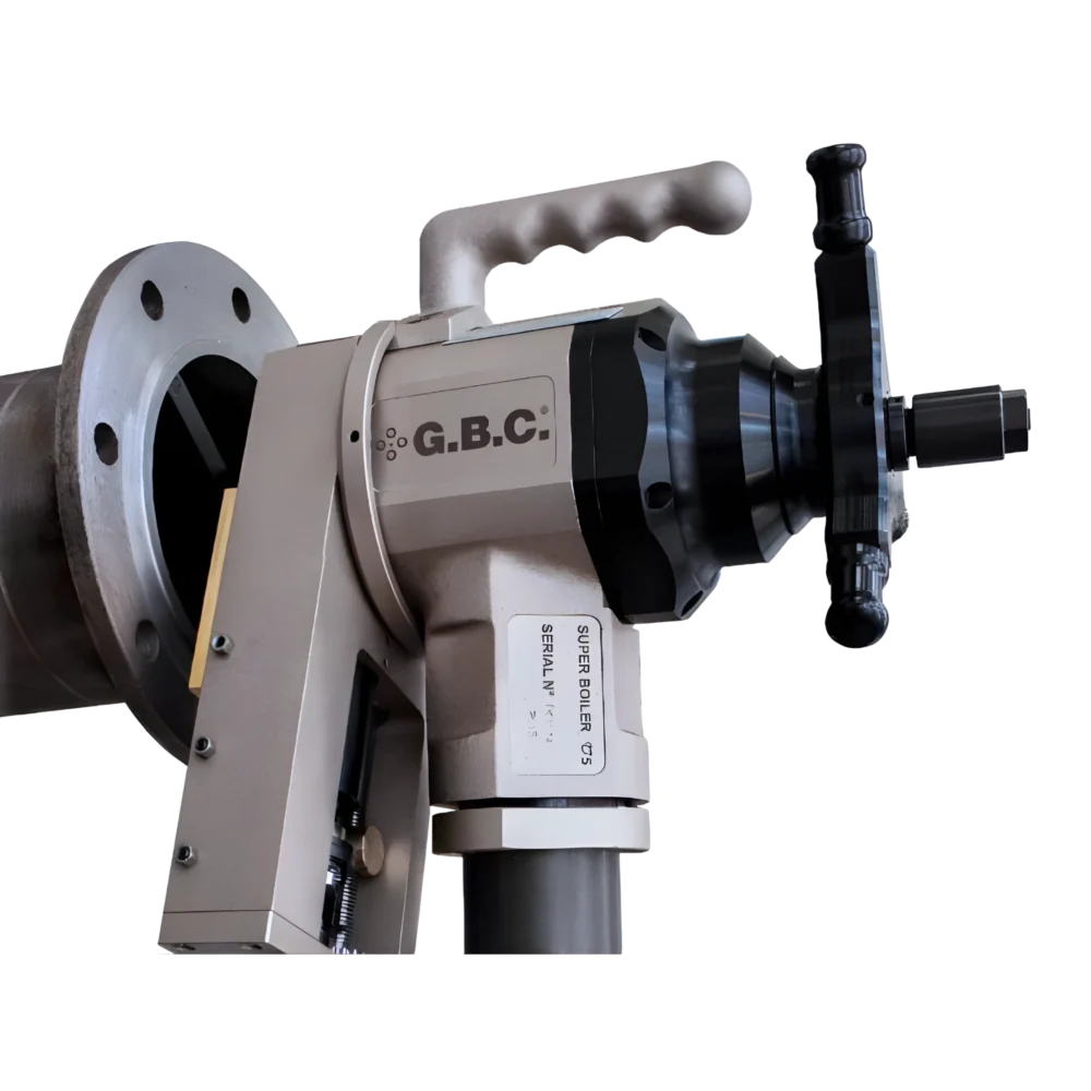 Superboiler T5 Flange portabel flänsfräsmaskin monterad på rörfläns