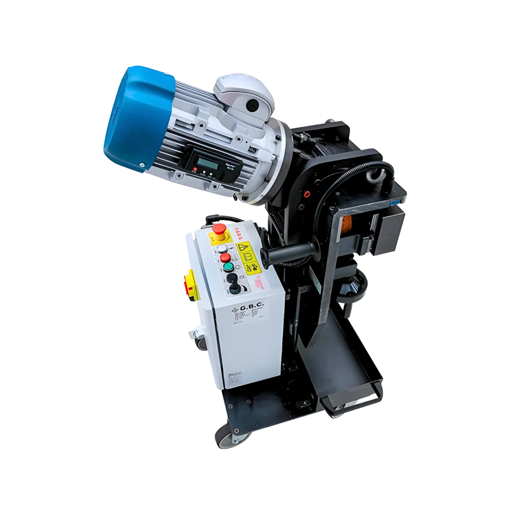 BASIC EDGE 50 kantfasmaskin med självmatande system, kontrollpanel och kraftfull motor för fogberedning av plåt.