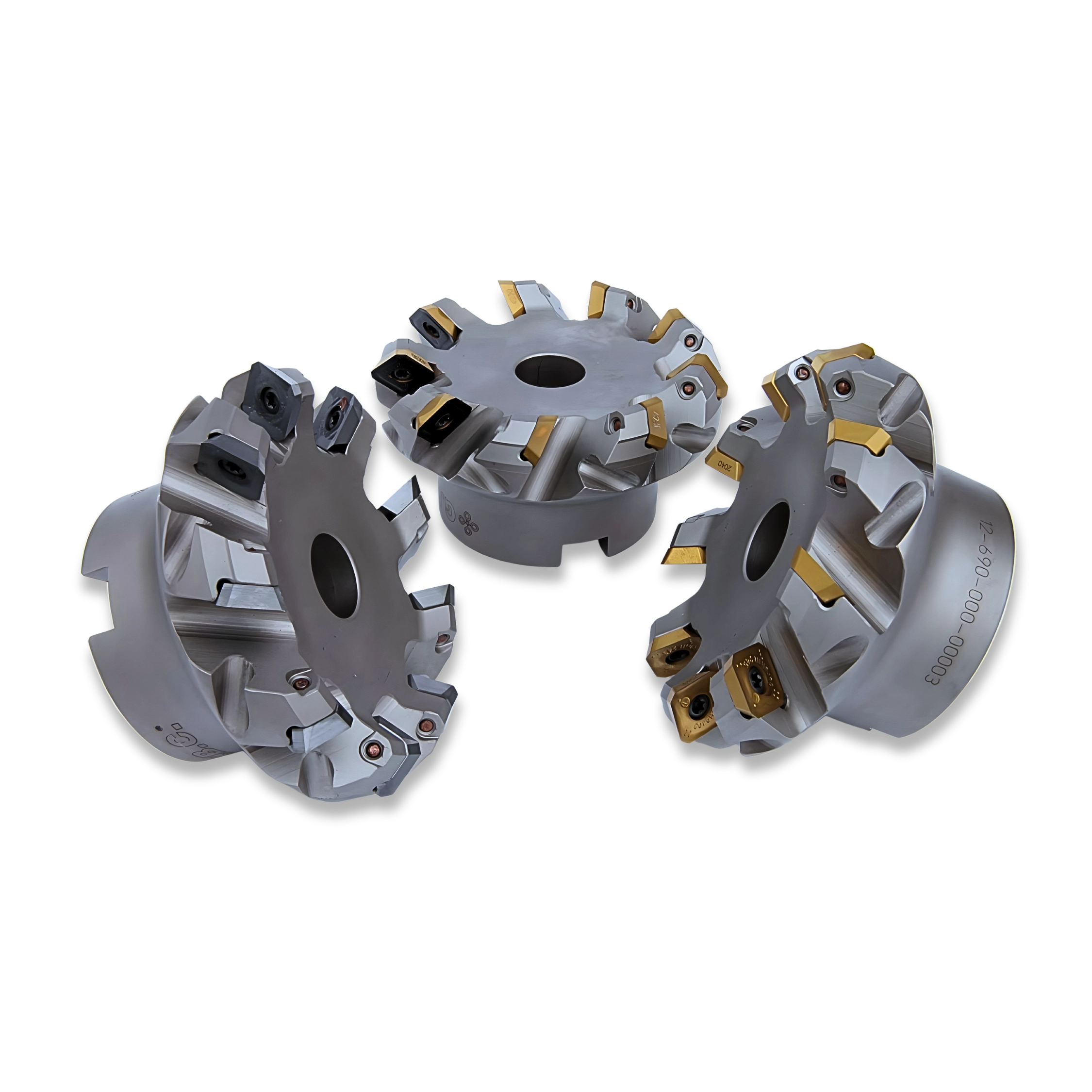 Fräsverktyg med utbytbara vändskär för BASIC EDGE 50 kantfasmaskin, för kraftig och exakt fogberedning.