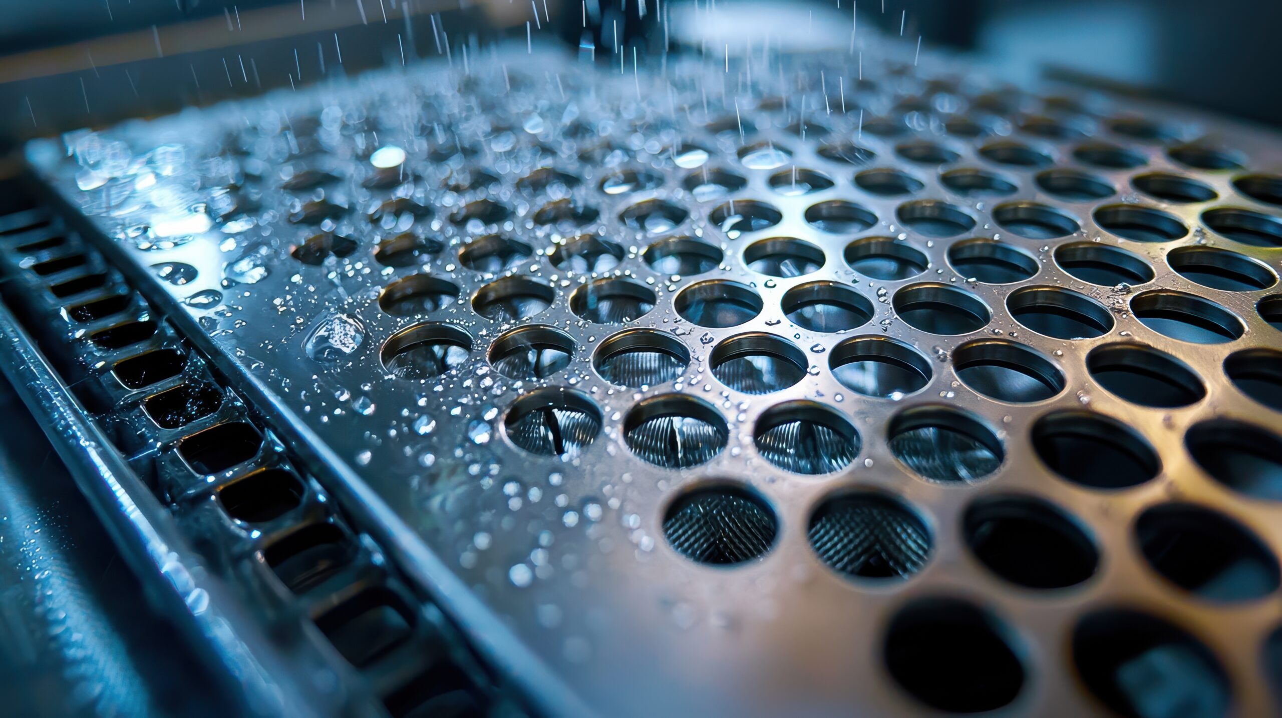 Tubinvalsning av tuber i tubplåt vid omtubning av värmeväxlare och pannor.