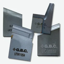 Skärstål i olika modeller från G.B.C. för invändig och utvändig fasning av rör, tillverkade i solid HSS med 8 % kobolt.