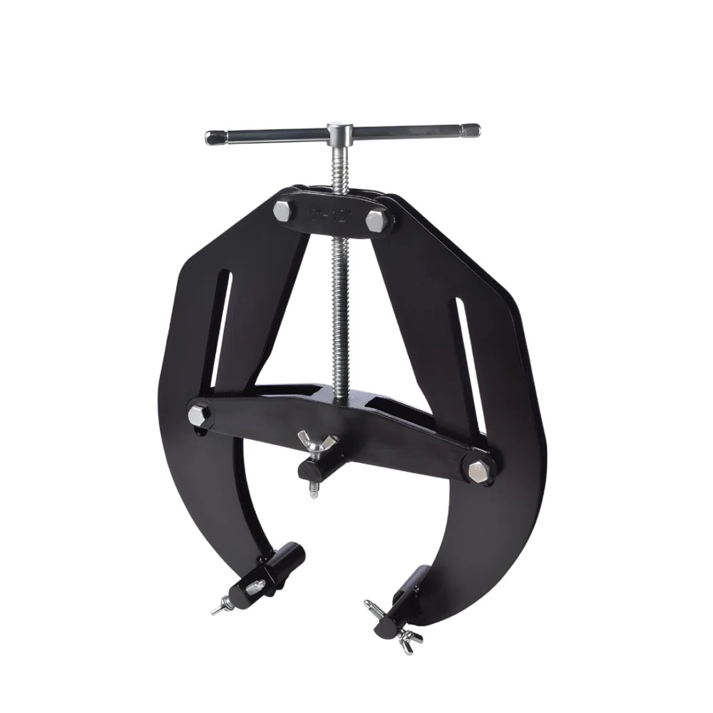 Black Bridge rörinriktningsklämma för exakt och säker centrering av rör vid svetsning.