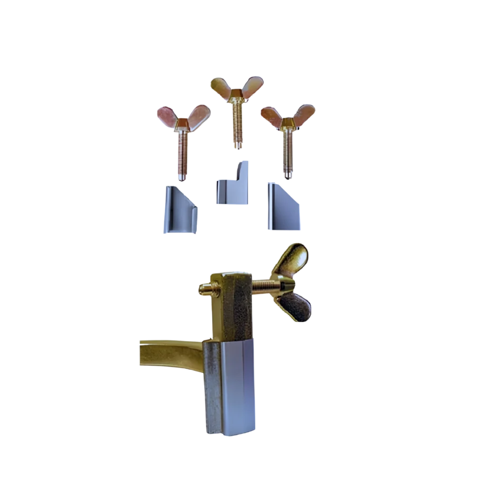 Gold Bridge rörinriktningsklämma i smitt stål för exakt och säker centrering av rör vid svetsning.