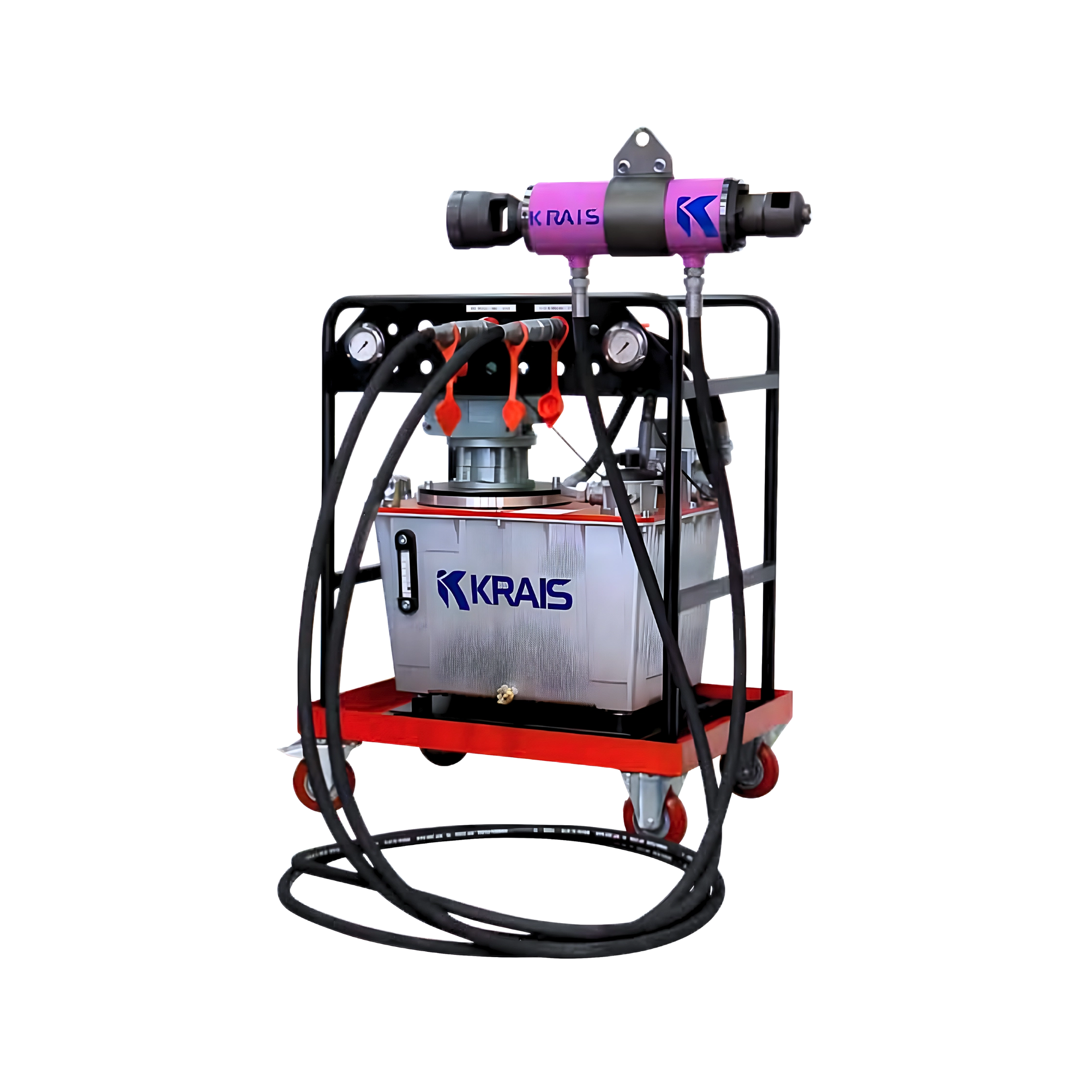 ACTP automatiskt system med hydraulisk pump och dragpistol för kontinuerlig tubutdragning i pannor och värmeväxlare.