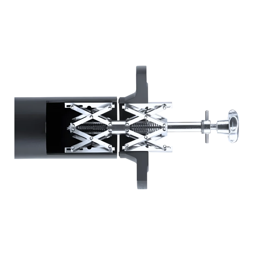 Låsande FTP-rörklämma för inriktning av fläns mot rör